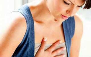 Боли в области грудины посередине тяжело дышать